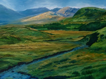 Hills of Ireland 
oil on canvas         
24" x 30"